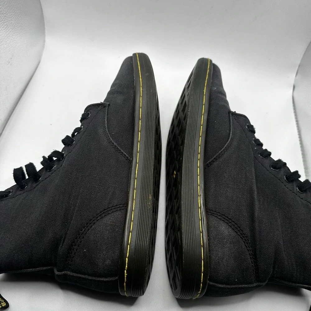 Dr. Martens Alfie Boot Mens Size 8 Women's Size 9 Black Canvas Doc Air Wair Shoe